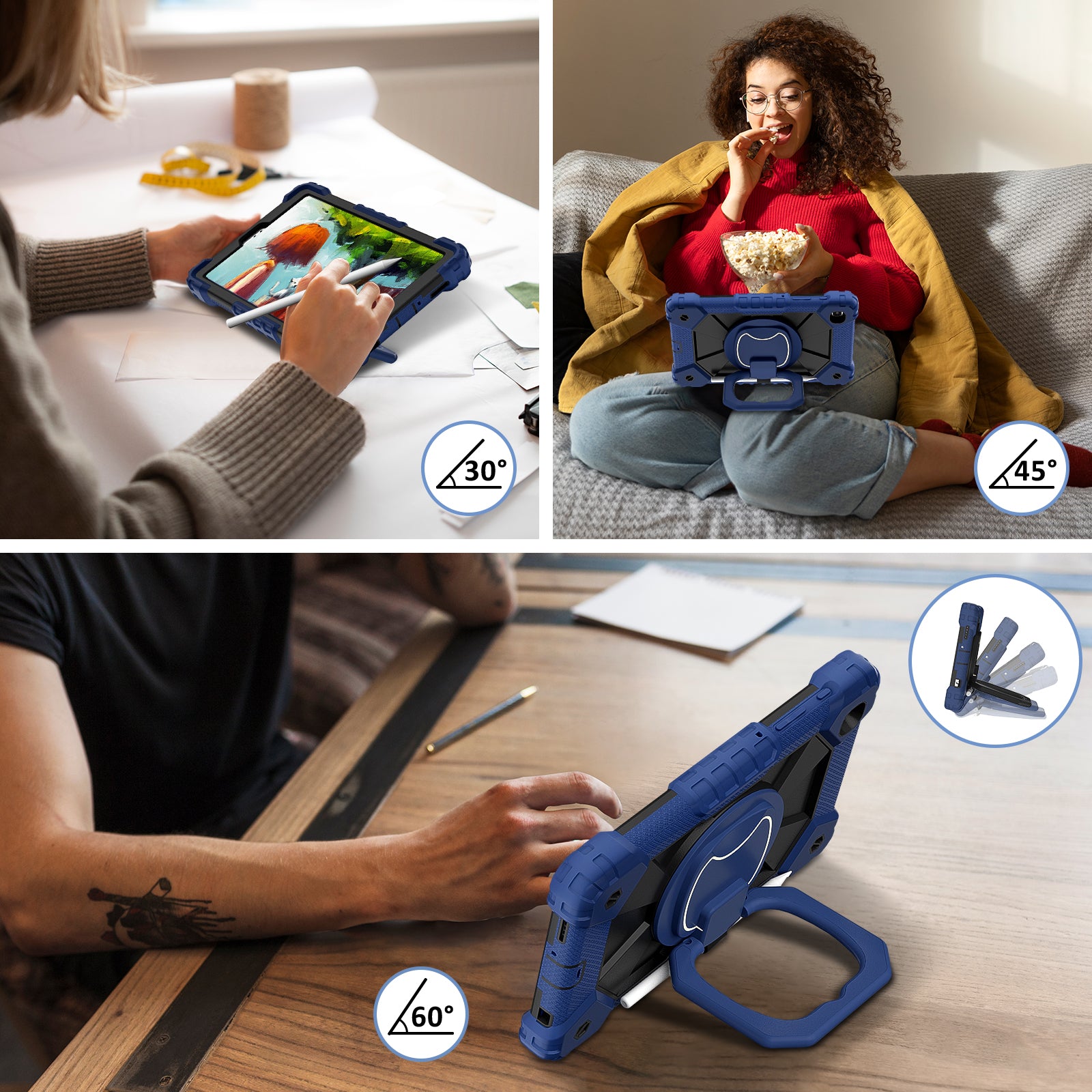 C3 Rugged Case for Samsung Galaxy Tab A7 Lite 8.7-inch T220 / T225 Kickstand Cover with Shoulder Strap C3 Rugged Case for Samsung Galaxy Tab A7 Lite 8.7-inch T220 / T225 Kickstand Cover with Shoulder Strap
